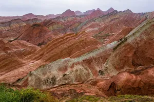 甘肃张掖丹霞地貌图片第张