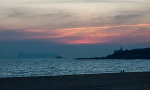 山东青岛海滨冬日风景图片第张