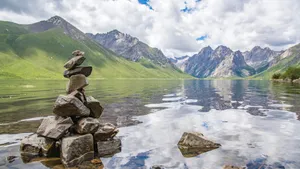 青海年保玉则壮阔风景图片第张