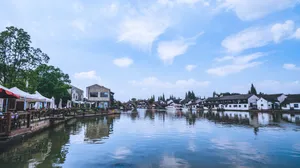 上海朱家角河道风景图片第张