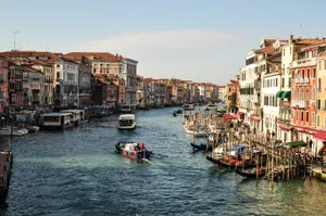 旧照片：威尼斯城市风景图片第张