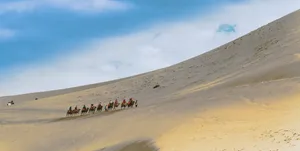 甘肃鸣沙山风景图片第张