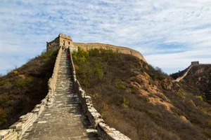 金山岭长城秋色风景图片第张