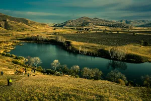 金秋蛤蟆坝风景图片第张