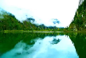 四川毕棚沟秋天风景图片第张