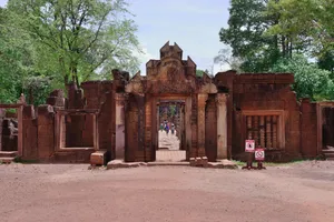 柬埔寨女王宫风景图片第张