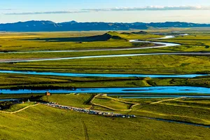 九曲黄河第一湾风景图片第张