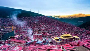 四川色达佛学院风景图片第张