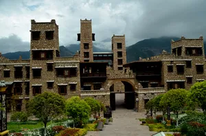 四川茂县羌城风景图片第张