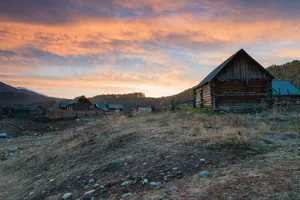 新疆禾木乡清晨风景图片第张
