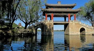 颐和园西堤风景图片第张