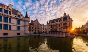 大连东港威尼斯水城风景图片第张