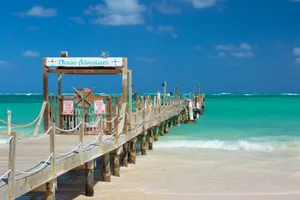 加勒比海码头风景图片第张