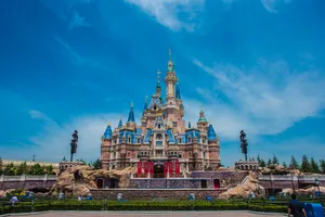 上海迪士尼乐园风光图片第张