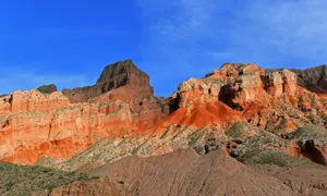 青海贵德国家地质公园阿什贡七彩峰丛图片第张