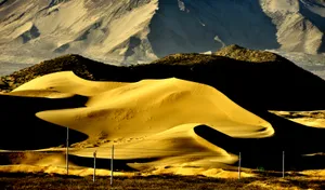 西藏雅鲁藏布佛掌沙丘图片第张