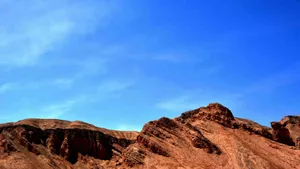新疆吐鲁番火焰山风景图片第张
