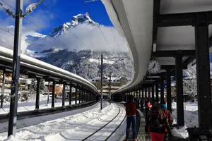 瑞士英格堡小镇风景图片第张