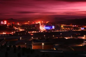 西藏落日风景图片第张