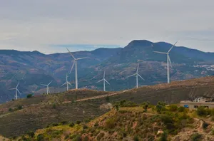 西班牙内华达山脉小城风景图片第张