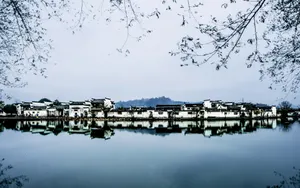 冬天徽州风景图片第张