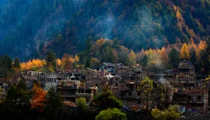 四川丹巴秋景图片第张