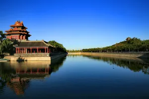 紫禁城角楼傍晚风景图片第张