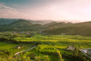 陕西凤堰古梯田风景图片第张