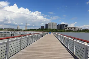 黑龙江大庆万宝湖风景图片第张