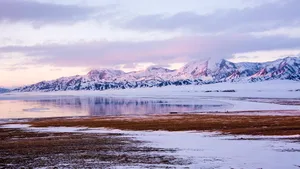 冰雪奇缘赛里木湖图片第张