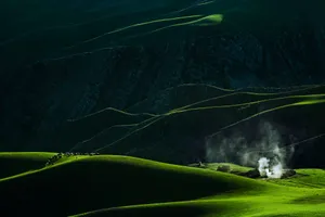 新疆琼库什台草原风景图片第张