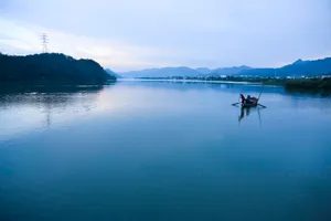 浙江下涯镇黄昏风景图片第张