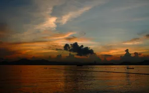 香港长洲岛日出风景图片第张