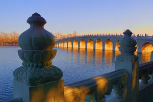 北京颐和园十七孔桥图片第张