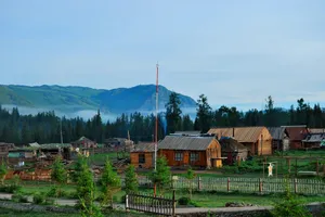 新疆白哈巴图瓦村风景图片第张