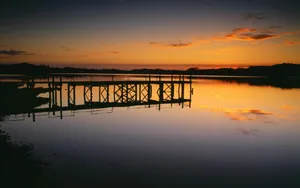 唯美的码头风景图片第张