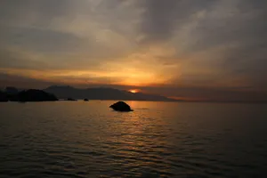 山东青岛日出风景图图片第张