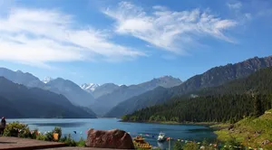 新疆天池风景图片第张