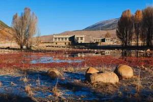 四川稻城红草滩风景图片第张