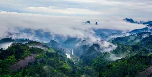 安徽万佛山云海风景图片第张