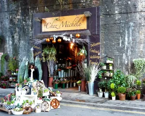 温馨的街角花店图片第张