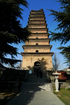 陕西西安香积寺风景图片第张