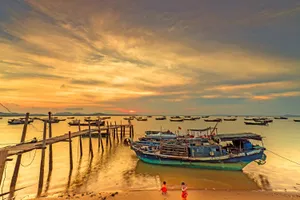 广东阳江海陵岛晚霞风景图片第张