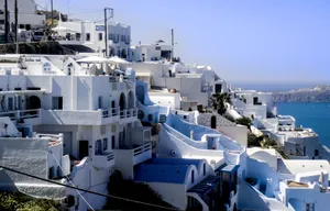 希腊圣托里尼岛风景图片第张