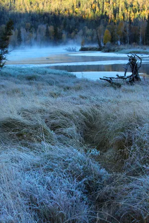 新疆阿勒泰神仙湾风景图片第张