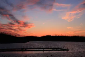 内蒙古居延落日风景图片第张