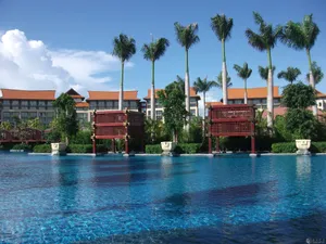 海南三亚南田温泉风景图片第张