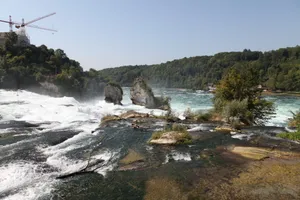 瑞士莱恩瀑布风景图片第张