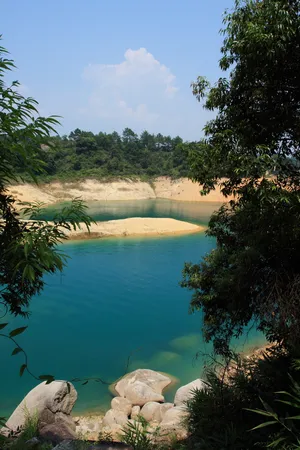 广东河源万绿湖风景图片第张