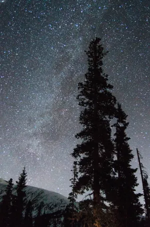 唯美夜空繁星图片